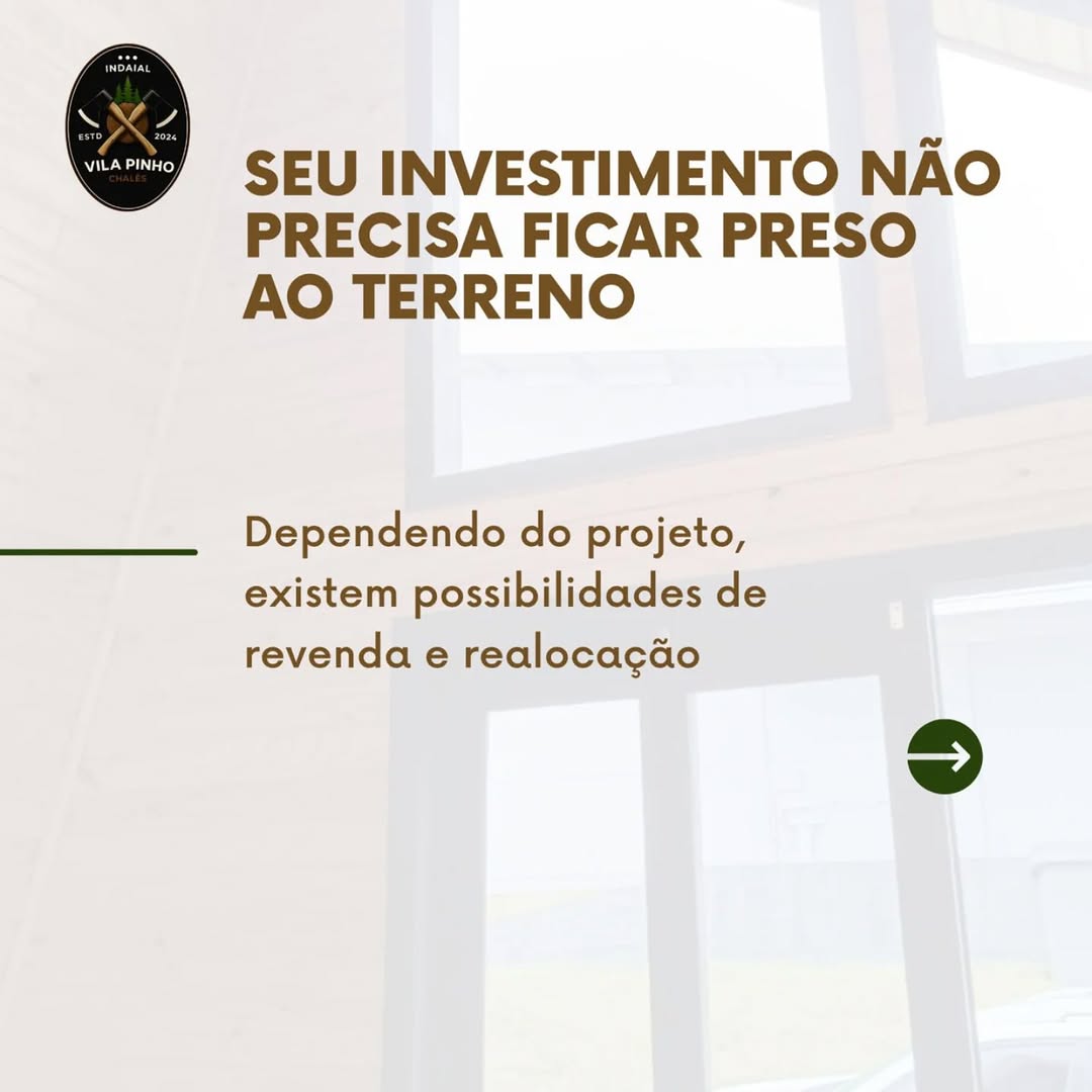 E se um dia você quiser vender o chalé? Mais do que estética. 🏡 — foto 6 de 7