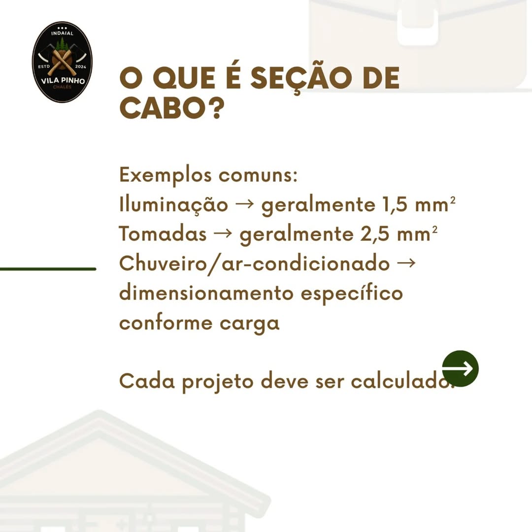 Muita gente olha apenas acabamento, madeira ou estética do chalé.… — foto 5 de 7