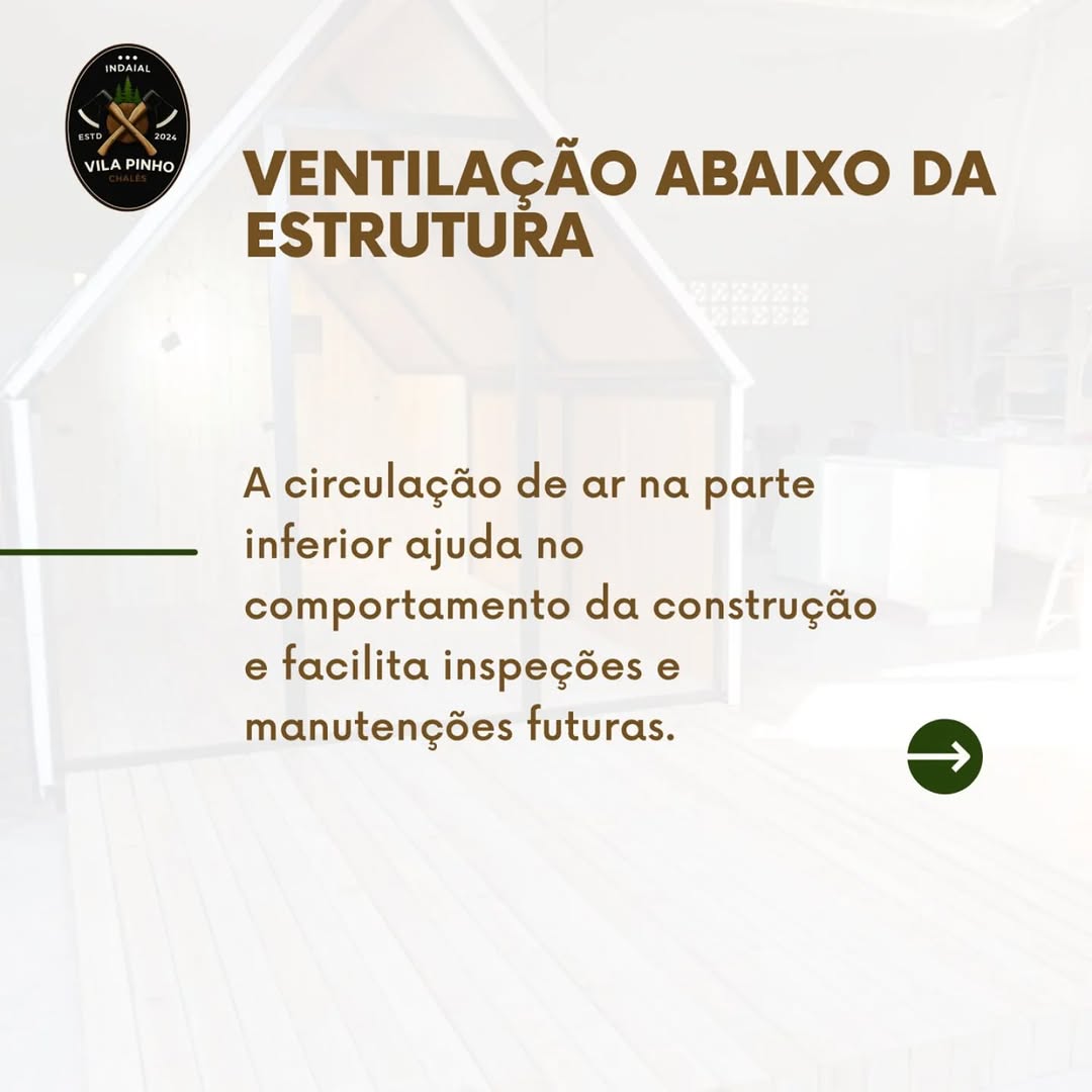 Por que elevamos o chalé do solo? Não é apenas estética. 🏡 — foto 5 de 8